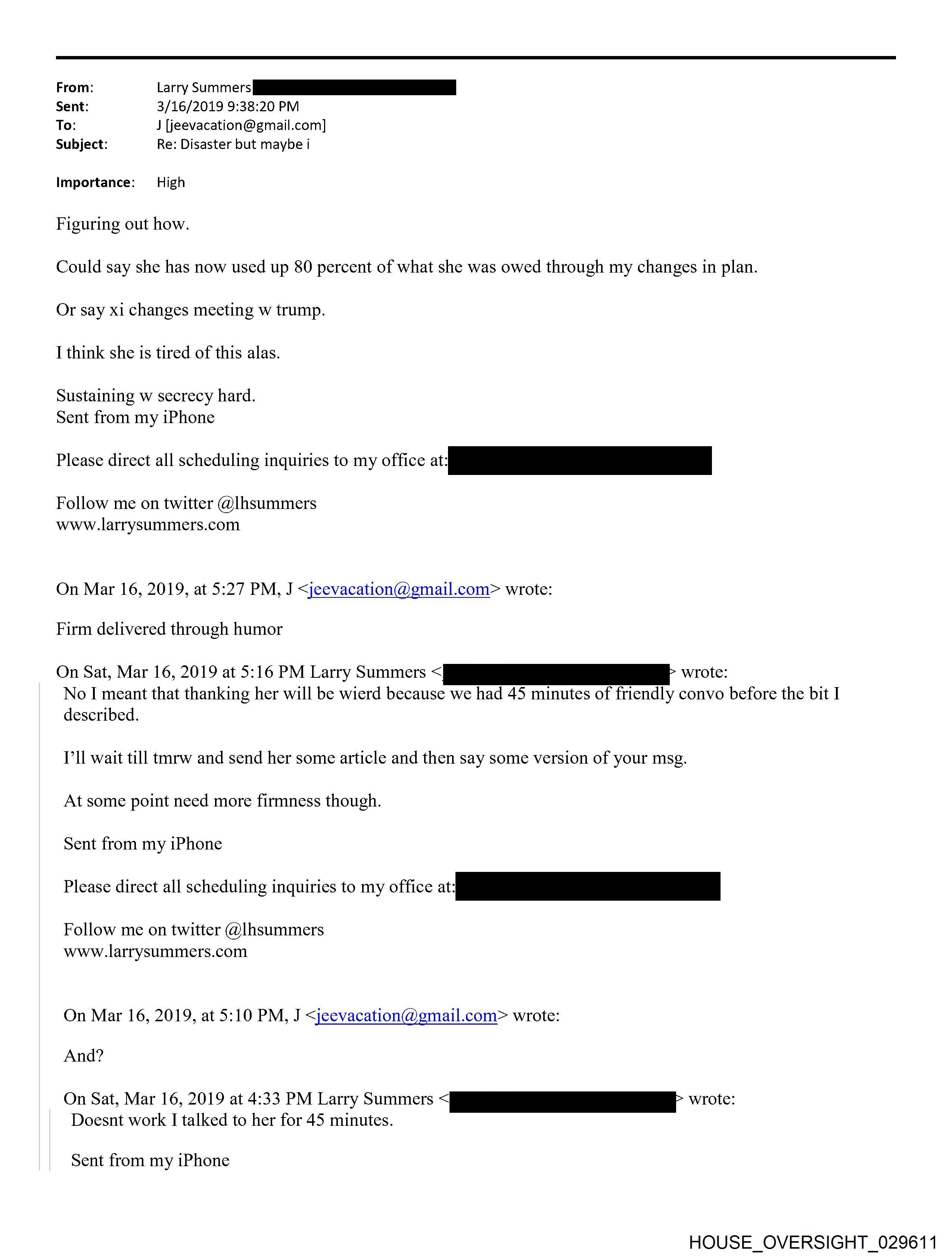 Personal Relationship Advice Email - HOUSE_OVERSIGHT_029611